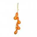 Artificial Orange Gourd Strand 1pc