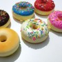 Artificial Donut 7cm Assorted Colours