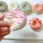 Artificial Donut 7cm Assorted Colours