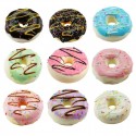 Artificial Donut 7cm Assorted Colours