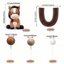 Cake Topper Brown Horse & Balls 17pc