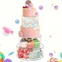 Acrylic Cake Dome Fill Std 15 & 25cm 2pc