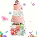 Acrylic Cake Dome Fillable 15 & 25cm 2pc