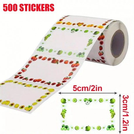 Jam/Preserving Label Stickers 500pc