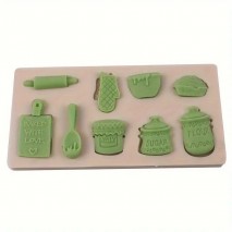 Silicone Mould Baking Tools 9 cavity