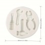 Silicone Mould Work Tools 5 cavity