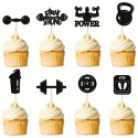 Cake Topper Gym Themed 16pc