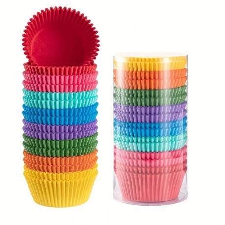 Baking Cup 4.5cm Asstd Colour 400pc