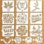 Bread Baking Stencil Set 12pc