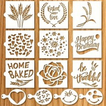 Bread Baking Stencil Set 12pc