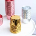 Muffin Cups and Cupcake Liners 50pcs Foil Rose Gold