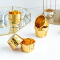 Muffin Cups and Cupcake Liners 50pcs Foil Gold