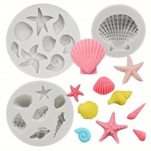 Silicone Mould Under The Sea 3pc