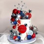 Cake Topper Spider & Star 49pc Set