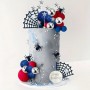 Cake Topper Spider & Star 49pc Set