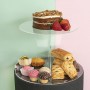 Koch & Co Reversible Acrylic Cake Stand - Clear