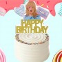 Cake Topper Swiftie Lover Glitter