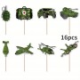 Cake Topper Military Themed 16pc