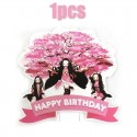 Cake Topper Nezuko Demon Slayer Pink Tree 1pc