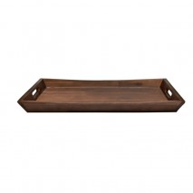 Classica Acacia curved serve tray 50x35