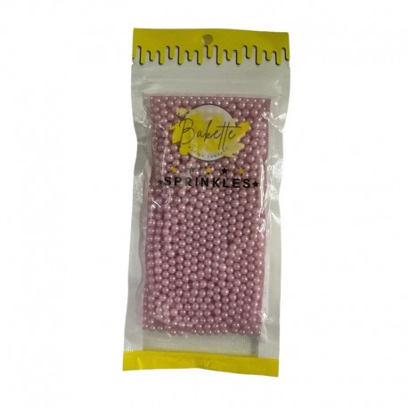 Bakette Sugar Pearls - Pearly Pink 56g