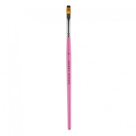 Sweet Sticks Flat Paint Brush Number 4