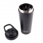 Oasis Dbl Wall Protein Shaker 700ml Blk