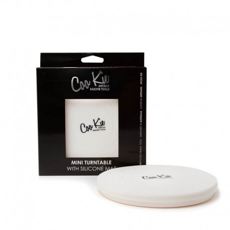 Coo Kie Mini Turntable with Silicone Mat 14cm