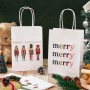 Xmas Gift Bag Nutcracker Themed 1pc