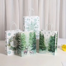 Xmas Gift Bag Tree Themed 1pc