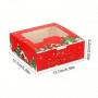 Xmas Reindeer Cake Box 13.7x13.7x5.2cm