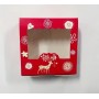 Xmas Reindeer Cake Box 13.7x13.7x5.2cm