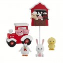 Cake Topper Farm Figurines 5pc Set