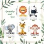 Cake Topper Jungle Safari Figurines 5pc