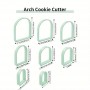 Arch Cookie Cutter Set 8pc Plastic