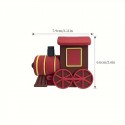 Cake Topper Train Red 1pc