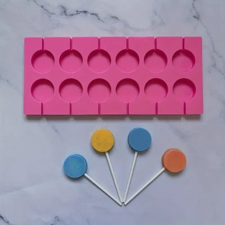 Silicone Mould Lollipop Small 12 cavity