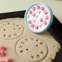 Round Cookie Stamping Kit with alphabet