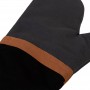 Selby Oven Mitt 34x15 Charcoal & Black