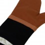 Selby Oven Mitt 34x15 Ginger & Black