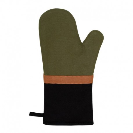 Selby Oven Mitt 34x15 Olive & Black