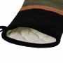 Selby Oven Mitt 34x15 Olive & Black