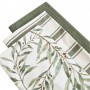 Eucalyptus Tea Towel 2pk Ivory & Forest