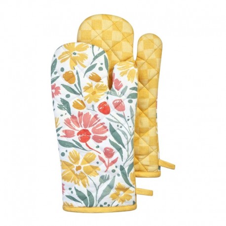 Millie Oven Mitt 2pk 18x35cm Bubblegum