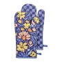 Millie Oven Mitt 2pk 18x35cm Dusty Blue