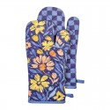 Millie Oven Mitt 2pk 18x35cm Dusty Blue