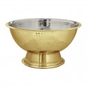 Alfie Champagne Bowl 40cm Hammered Gold