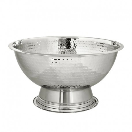 Alfi Champagne Bowl Hammered Chrome 40cm