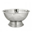 Alfie Champagne Bowl Hammered Chrome 40cm