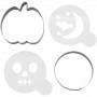 Wilton Halloween Cookie Cutter & Stencil Set - Pumpkin & Circle